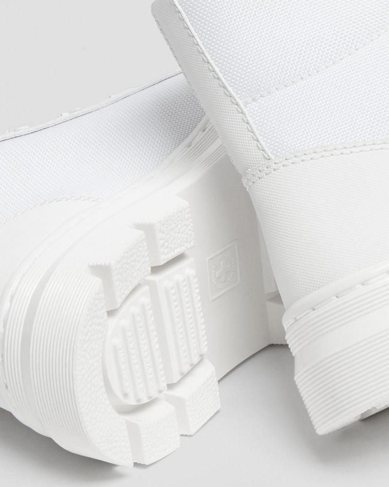 Dr Martens Combs Poly Ankelstøvletter Dame Hvite | Norge 712EBC